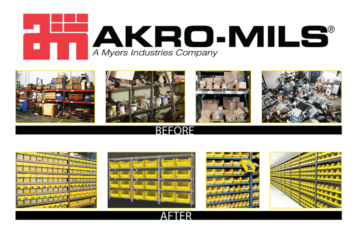 Akro-Mils Cabinets, Bin Racks, Shelving & Panels