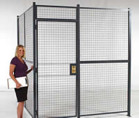 Amscor Storage Shelving Utah , Wire Partitions & Cages