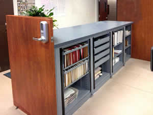 Aurora Times-2 Rotary Built-in Countertop Storage Utah, Spinning Rotary Cabinet, Pass-Through Storage, Weapons Storage Cabinet, Rotating Cabinet, Speed Files
