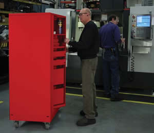 Aurora Times-2 Rotary Industrial Cabinet Salt Lake City, UT, Spinning Rotary Cabinet, Pass-Through Storage, Industrial Storage, Rotating Cabinet, Speed Files