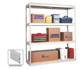 Hallowell Rivetwell™ Industrial Shelving with Double Rivet Beams