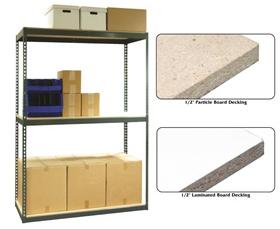 Heavy Duty Low Profile Industrial Shelving with 3 Shelves