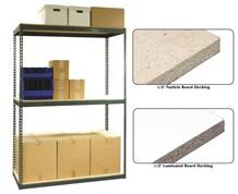 Heavy Duty Low Profile Boltless Shelving with 3 Shelves 