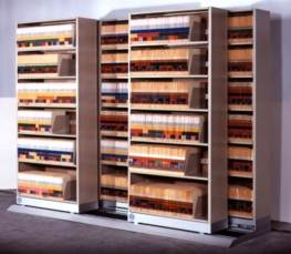 Lateral Mobile Shelving