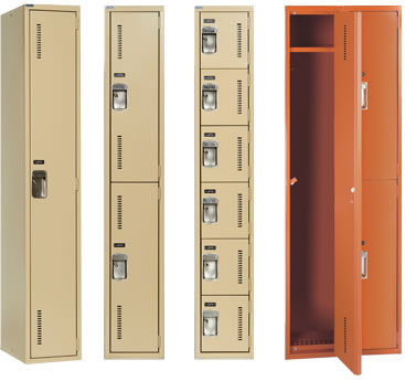 Lincora Corridor Lockers, Heavy Duty, Standard, Latch, 3 Point, Single Point