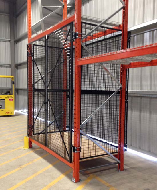 Pallet Rack Safety Mesh Guard PDF 8003264403 NationWide Shelving