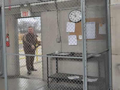 Cage to Contain Warehouse Visitors Salt Lake City, Utah
