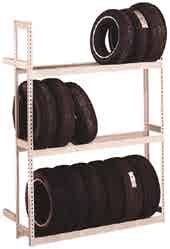 Tire Rivet Shelving 