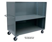3 SIDED SOLID TRUCK SECURITY CABINETS