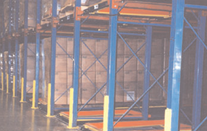 Advance Storage Products: Pushback Rack System Pushback Floor Mount