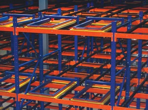 Advance Storage Products Pushback Rack Systems 4 Deep Lo-Pro Pushback Salt Lake City, UT