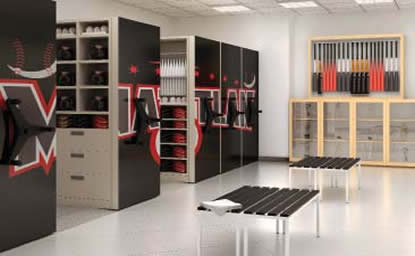 Athletic Storage Shelving