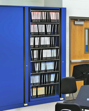 Aurora Times-2 Rotary Music Cabinet Utah, Sheet Music Storage Cabinet, Music School Storage