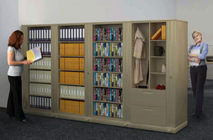 "Aurora Times-2 Rotary Pass-Through Storage Cabinet Salt Lake City UT, Office Cabinet, Rotary Cabinet, Storage Cabinet