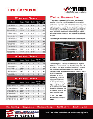 Automated Tire Storage Salt Lake City, UT