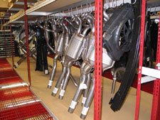 Utah Automotive Shelving for Mufflers