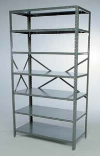 Automotive Storage Clip Shelving, Industrial Shelving, Clip Closed Shelving, Open Metal Shelving, Clip Racks