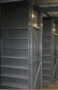 Automotive Storage Clip Shelving, Industrial Shelving, Clip Closed Shelving, Open Metal Shelving, Clip Racks