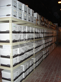 BASC Mfg. Archive Shelving, LO-PRO Shelving Systems, Bulk Archival Storage