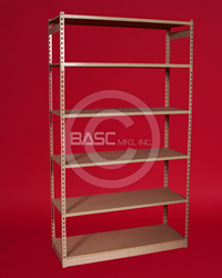 BASC Mfg. LO-PRO Shelving, Mid Profile Shelving