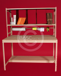 BASC Mfg. Salt Lake City, UT, Archive Shelving, Automotive Storage, Mezzanines, WideSpan, Work Benches, Carts