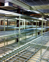 BASC Mfg. Salt Lake City, UT, Archive Shelving, Automotive Storage, Mezzanines, WideSpan, Work Benches, Carts