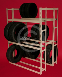BASC Mfg. Tire Rack, Tire Stroage Rack, Tire Rack Units, Tire Storage, Tire Rack Shelving