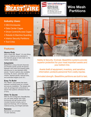 BeastWire Wire Mesh Partitions PDF Salt Lake City, UT