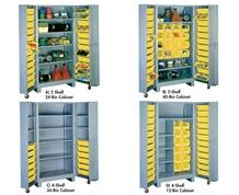 ALL-WELDED DEEP DOOR STORAGE BIN CABINETS