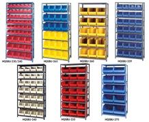 GIANT OPEN HOPPER BIN RACK STORAGE SYSTEM