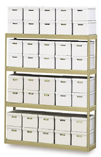 Boltless Rivet Shelving