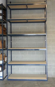 boltless shelving for church storage