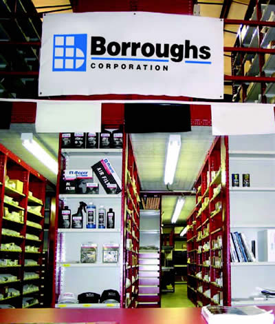 Borroughs Automotive Shelving