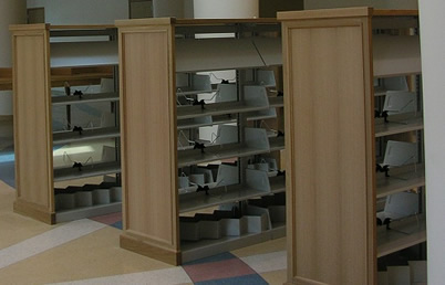 Borroughs Wilsonstak Library Cantilever Shelving Salt Lake City, UT
