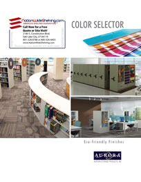 Aurora Shelving Products Color Selector Brochure