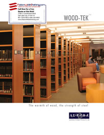 Aurora Shelving Products Wood-Tek
(Wood Shelving) Brochure