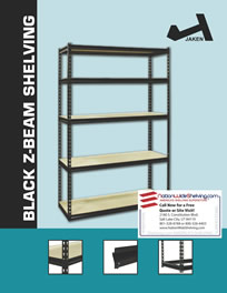 Jaken Black Z-Beam Shelving Brochure