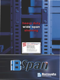 Borroughs B-Span: Heavy Duty Wide-Span Shelving Brochure