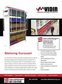 Vidir Shelving Carousel Brochure
