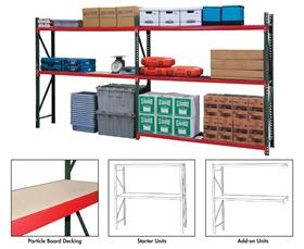 FASTRAK™ BULK STORAGE RACK UNITS WITH PARTICLE BOARD DECKING