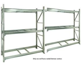 COMPLETE BULK RACK GALVANIZED DECK WITH CORRUGATED STEEL DECKING