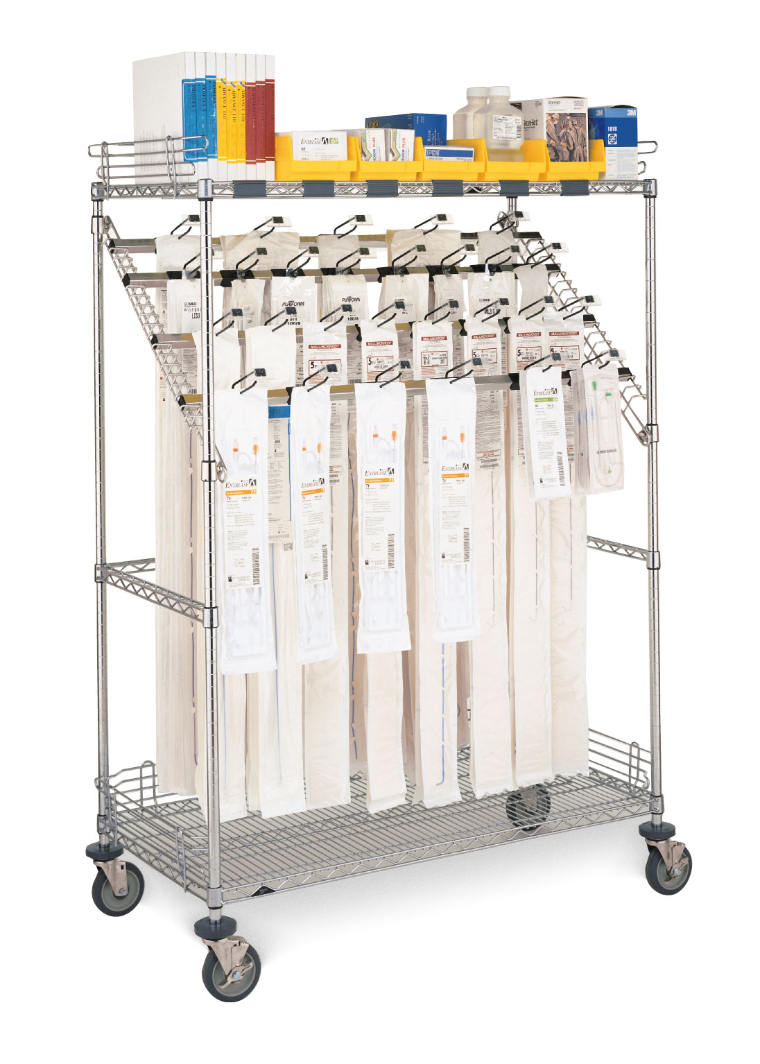 Traditional Wire Carts for Hospital Storage Solutions in Health Care 