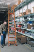 Cotterman Ladder, Safe, Dual Side Trak, Dual Side Track, Tall Rack
