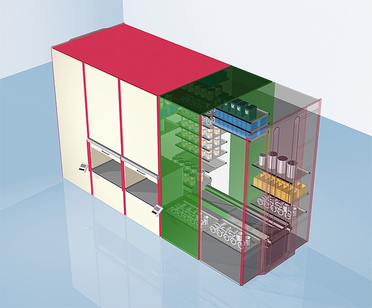 Hanel Automated Storage Systems Multi-Space Pittsburgh, PA, Robotics