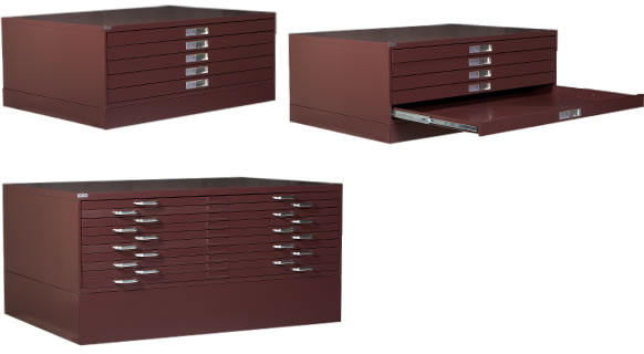 Lincora Utah Flat Files, 5 - 10 Drawers