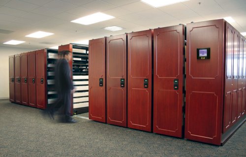 Low Profile Electric Mobile Shelving Specifications
