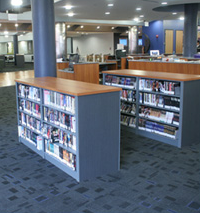 Metal Library Shelving Specifications for Salt Lake City, UT