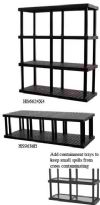 Plastic Bulk Metal Shelving