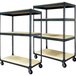 mobile shelf carts