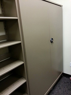 lockable mobile shelving for archives